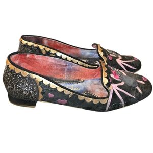 Irregular Choice Bat Husband And Wife Loafer 10